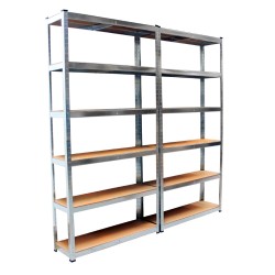 TRUTZHOLM-raskashylly 4 kpl, 200 x 100 x 30 cm, sinkitty, 6 MDF-tasoa, 900 kg/hylly
