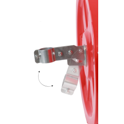 TRUTZHOLM liikennepeili 60 cm, kupera polykarbonaatti, 130-160° näkökenttä, putkikiinnike