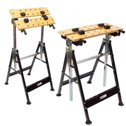 Kokoontaitettava työpöytä 100 kg 7 portainen korkeudensäätö 850 1140 mm