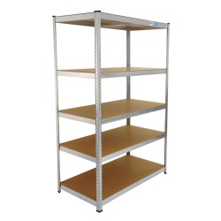 TrutzHolm ® raskaan kuorman varastohylly, 180 x 115 x 60 cm, 875 kg, 5 hyllytasoa