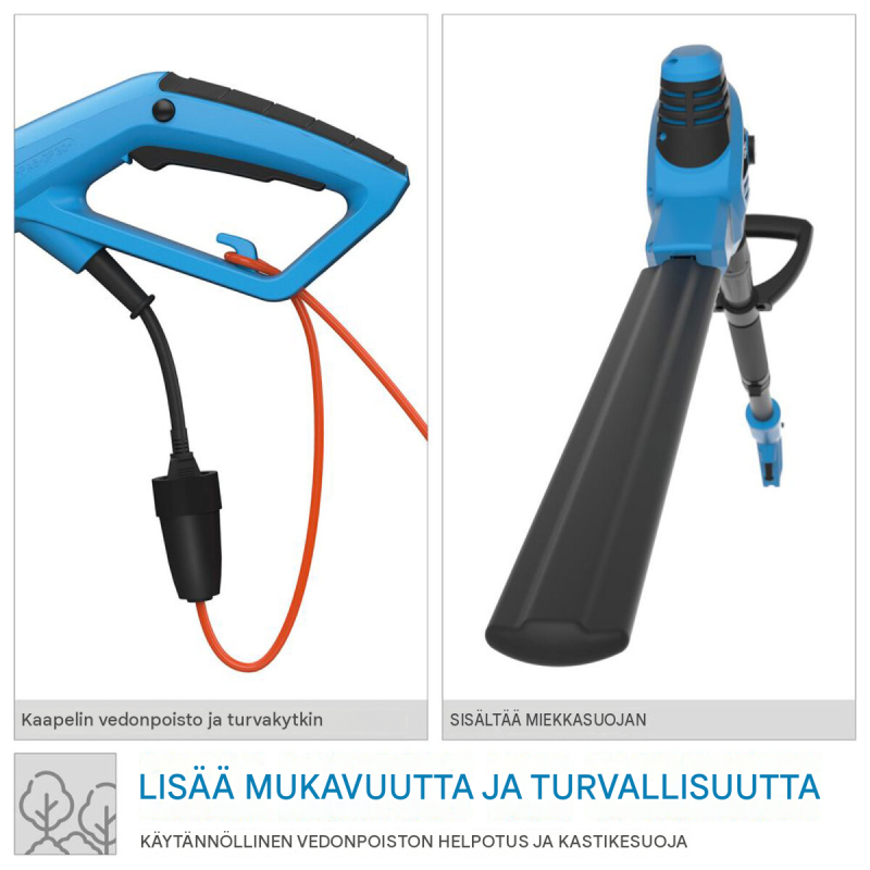 Güde GTHS 6045.1 teleskooppipensasaitaleikkuri, 600 W, 450 mm, kääntyvä pää