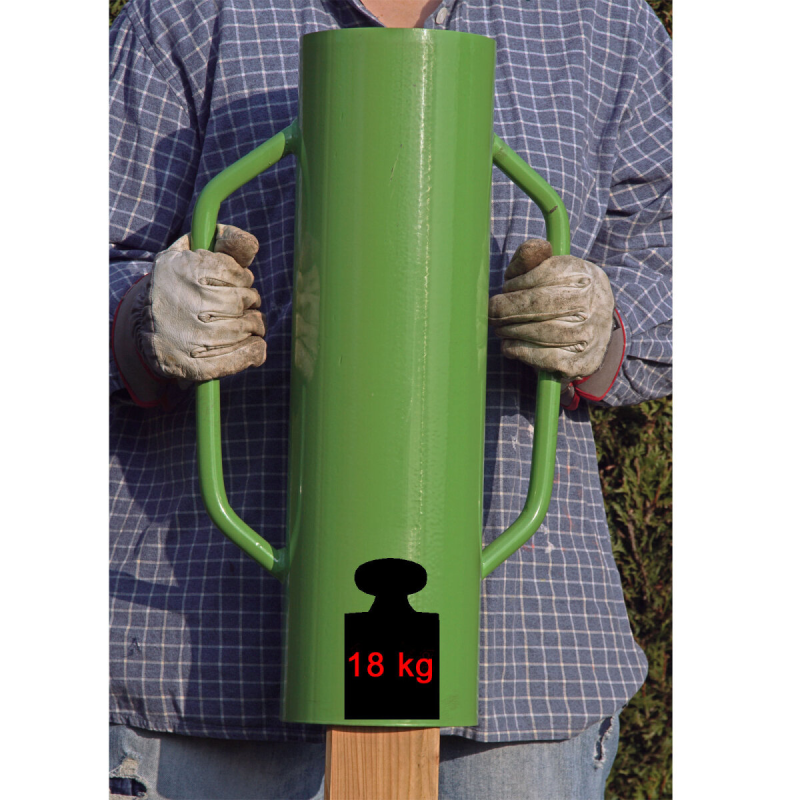 Trutzholm® paalujuntta 18 kg, teräs, Ø 145 mm, 600 mm, 40115