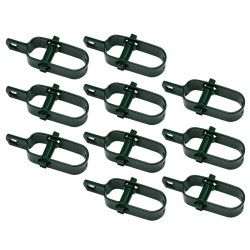 Lankakiristin 10 kpl vihreä 100 mm 10cm x 3cm x 2cm