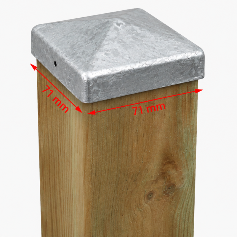 10 kpl Holmwerk® pylväänhattuja, eri koot, materiaalit ja muodot