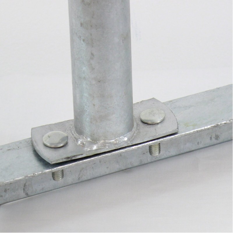 Polkupyöräteline 2 kpl, kuumasinkitty teräs, 900 x 840 x 400 mm, 4 paikkaa, numero 34845