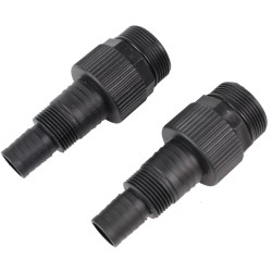 Uima allas ja lämpöpumpun letkuliittimet 2 kpl ABS 1 1 2 24 34 mm