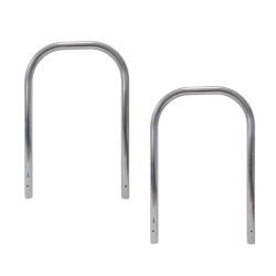 TRUTZHOLM pyöräteline 2 kpl U mallinen 1160 x 740 mm ruostumaton teräs betonoitava