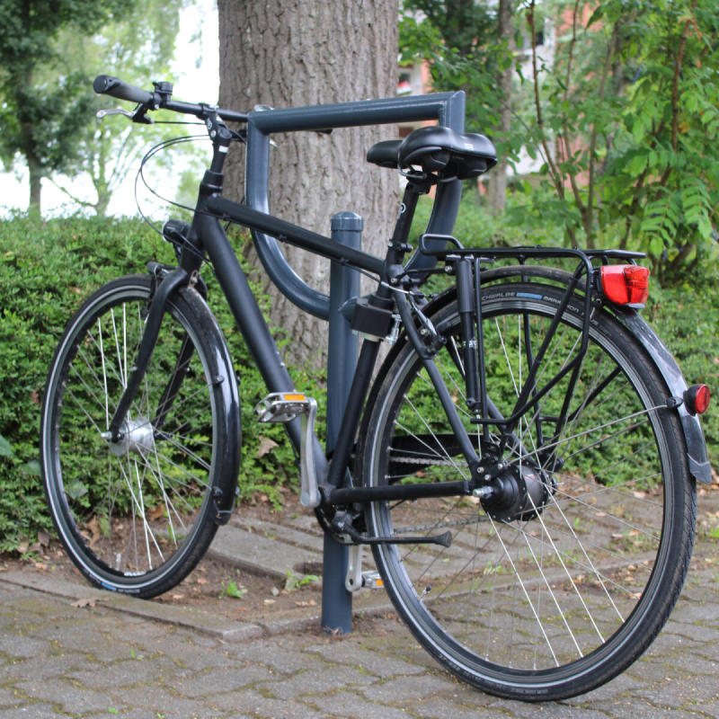TRUTZHOLM polkupyörien nojatelineet 2 kpl, 118 x 56 cm, teräs, antrasiitti, betonoitava