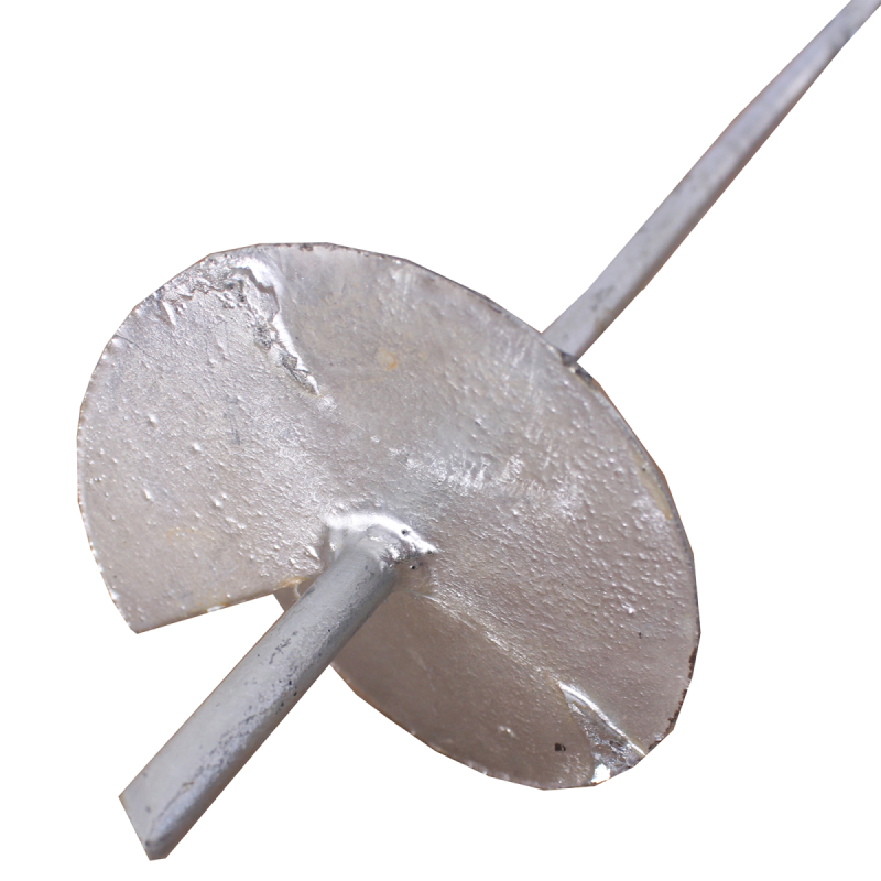 4 kpl kierrettävä maakiila, kuumagalvanoitu, 10 x 580 mm, puutolpille