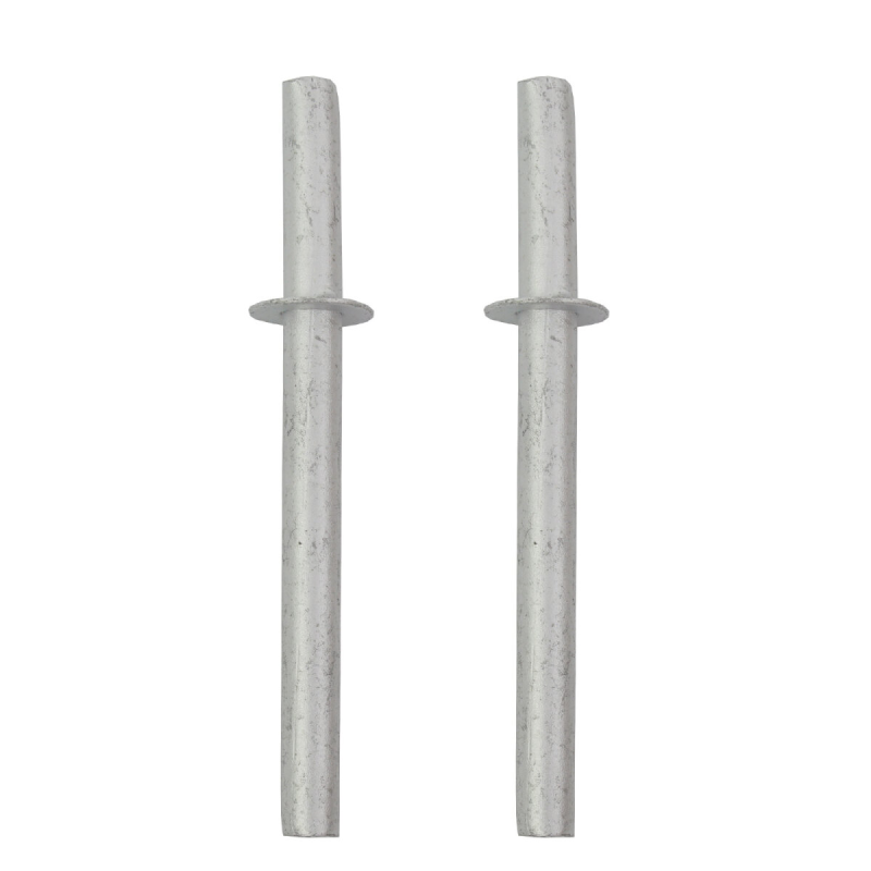Polkupyöräteline 5 kpl, 2 paikkaa, 1150 x 760 mm, antrasiitti, betonoitava teräs