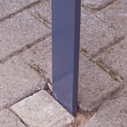 Polkupyöräteline 5 kpl, 2 paikkaa, 1150 x 760 mm, antrasiitti, betonoitava teräs