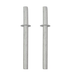 Polkupyörän nojateline 5 kpl, 10 paikkaa, antrasiitti, 1165 x 390 mm, betoniin asennettava