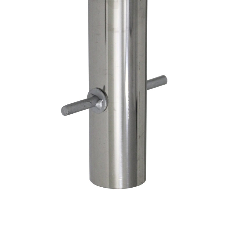 TRUTZHOLM pyöräteline 5 kpl, ruostumaton teräs, 1180 x 780 mm, Ø 60 mm, betoniasennus