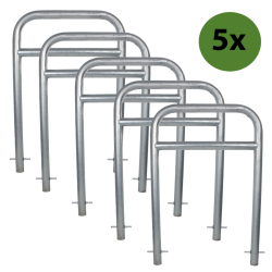 5 kpl polkupyöräteline kuumasinkitty teräs 780 x 1150 mm Parker Typ H