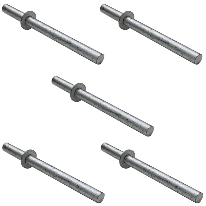 TRUTZHOLM polkupyörän nojausteline 5 kpl, teräs, antrasiitti, 1180 x 560 mm, Ø60 mm