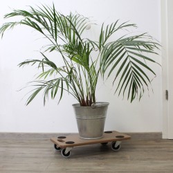 Kuljetusalustat 6 kpl, MDF, 200 kg, 4 kääntöpyörää, kantokahva