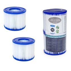 Bestway suodatinpatruunat 8 kpl, koko 6, Lay-Z-SPA, 60311, 8 cm