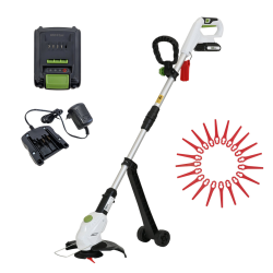 TRUTZHOLM akkuruohotrimmeri 20 V 2 0 Ah 26 cm 20 nylonvaraterää