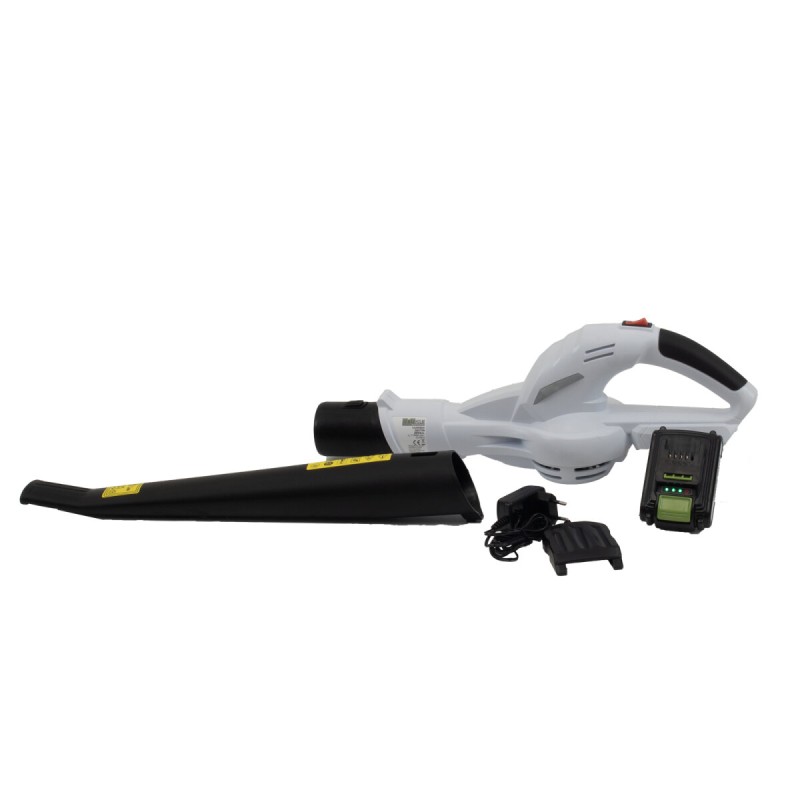 Akkulehtipuhallin 20 V, 2000 mAh, akku ja laturi, 1,4 kg