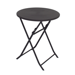 Taitettava bistropöytä TrutzHolm 60 cm harmaa puukuosi muovilevy 72 5 cm