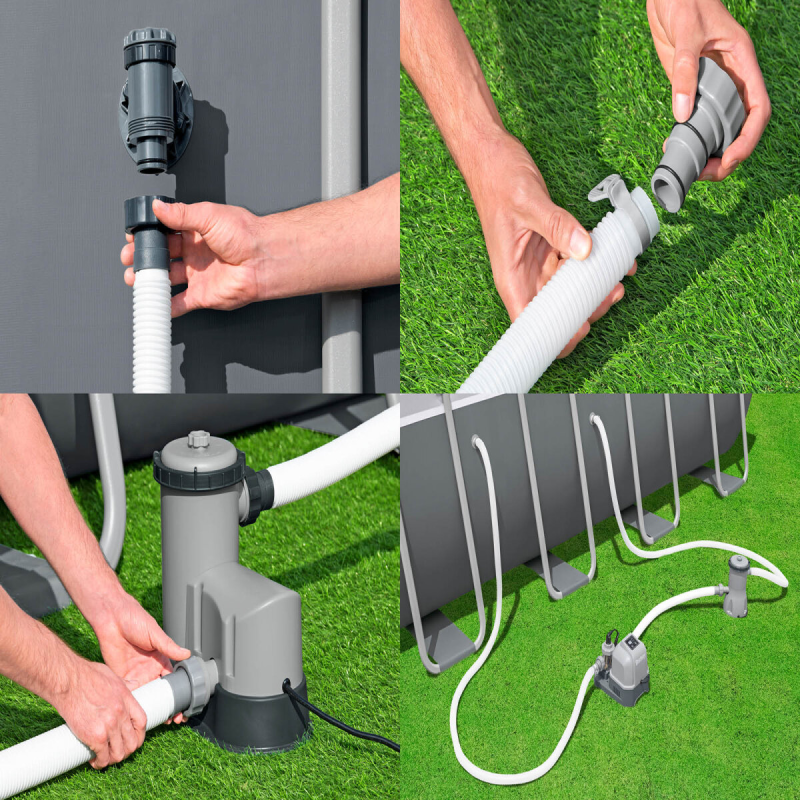 Bestway Hydrogenic™ 6 g/h suolavesijärjestelmä, altaille 26.498 l asti, 220–240 V, 80 W, 58678