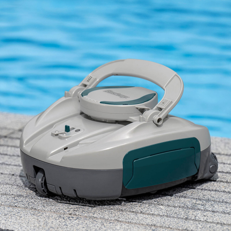 Bestway® AquaTronix™ G150 allasrobotti, akkukäyttöinen, johdoton, enintään 30 m²:n altaisiin, 58960