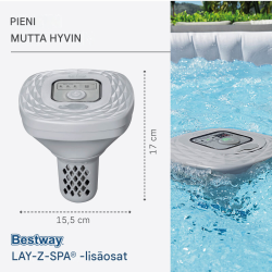 Bestway LAY-Z-SPA® Hydrogenic™ suolavesijärjestelmä, 0,5 g/h, enintään 1 400 l