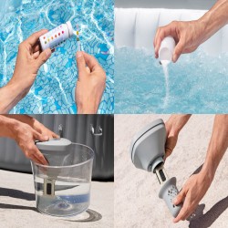 Bestway LAY-Z-SPA® Hydrogenic™ suolavesijärjestelmä, 0,5 g/h, enintään 1 400 l