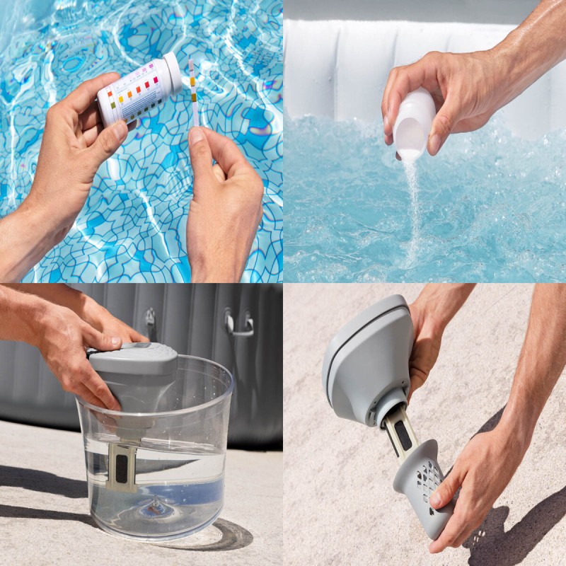 Bestway LAY-Z-SPA® Hydrogenic™ suolavesijärjestelmä, 0,5 g/h, enintään 1 400 l
