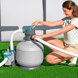 Bestway® Flowclear™ hiekkasuodatinjärjestelmä ajastimella, 8.327 l/h, 280 W, 58499