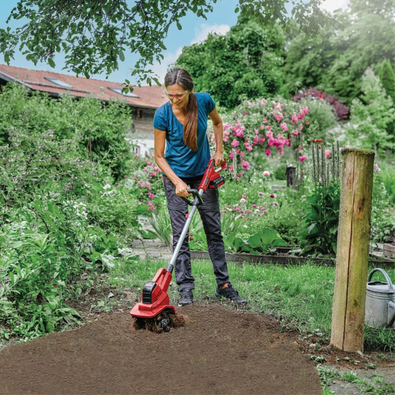 Einhell GE-CR 18/20 Li E-Solo puutarhajyrsin, 18 V, 20 cm, 2,5 Ah akku ja laturi