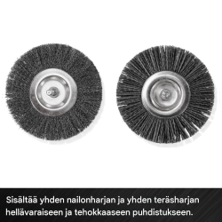 Einhell GE-CC 18/110 Li E-Solo akkusaumapuhdistin, 18 V, 2 harjaa