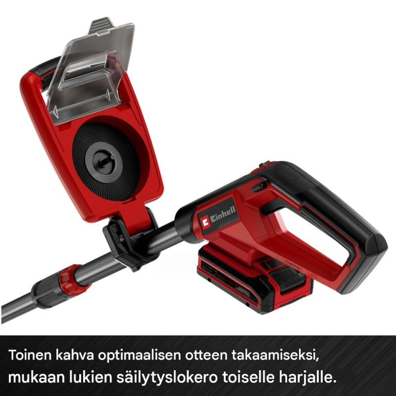 Einhell GE-CC 18/110 Li E-Solo akkusaumapuhdistin, 18 V, 2 harjaa