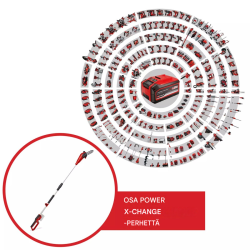 Einhell GC-LC 18/20 Li T-Solo akkukäyttöinen oksasaha, 18 V, 200 mm, 2,5 Ah akku ja laturi