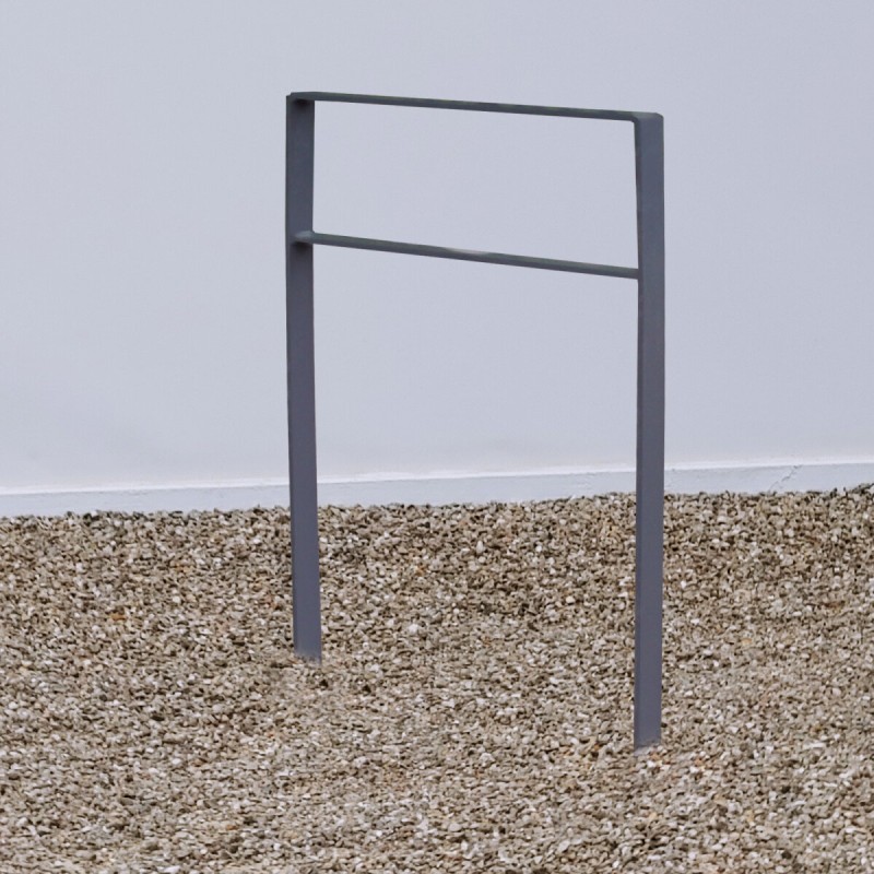 Polkupyöräteline 2 pyörälle, antrasiitti, 114 x 77 cm, 13 mm teräs, betonointiin