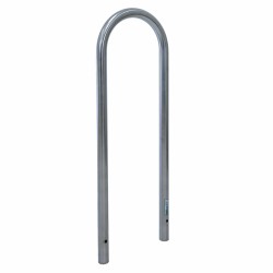 Polkupyöräteline 2 pyörälle, ruostumaton teräs, 1150 x 410 mm, betonoitava, 48 mm