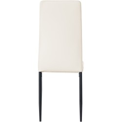 Moderni 6 ruokailutuolin setti sametti- tai keinonahkaverhoilulla