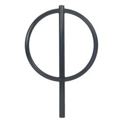 Polkupyöräteline 2 pyörälle teräs 115 x 76 cm antrasiitti RAL 7016 betonoitava