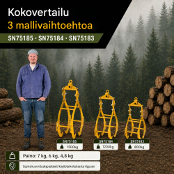Kaksileukainen metsäpihdi SN75184, 1.200 kg, 760 mm, keltainen