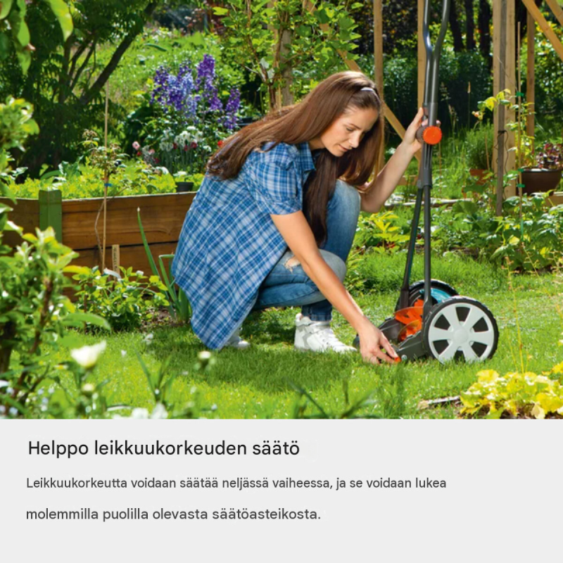 GARDENA Classic 400 -kelaleikkuri 04018-20, 40 cm, 200 m²