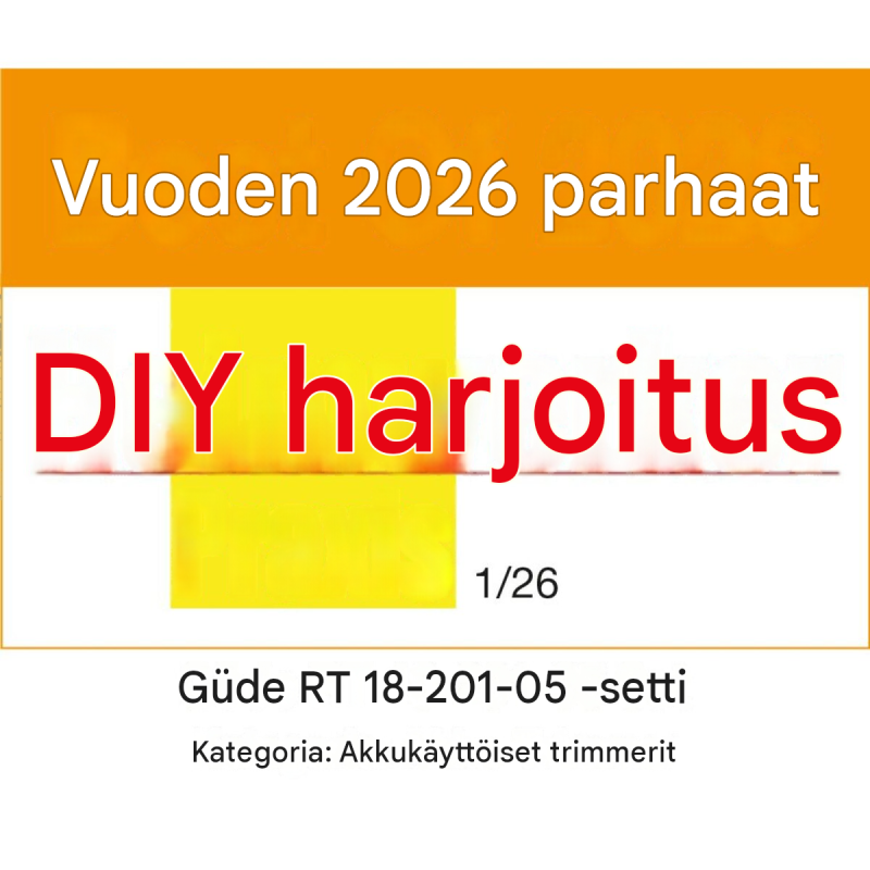 Güde RT 18-201-05 akkuruohotrimmeri, 18 V, 2,0 Ah, 255 mm