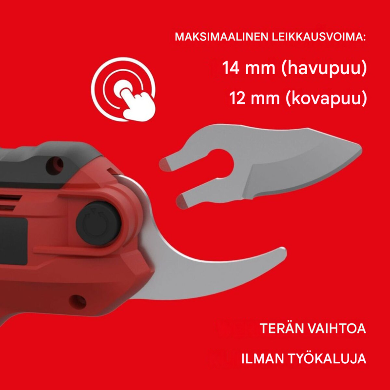 Güde GAS 4.0V-4.0 Li-Ion akkukäyttöiset oksasakset, 4 V, 4 Ah, 14 mm