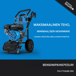 Güde Fuel 250 korkeapainepesuri, bensiinimoottori, 234 bar, 590 l/h