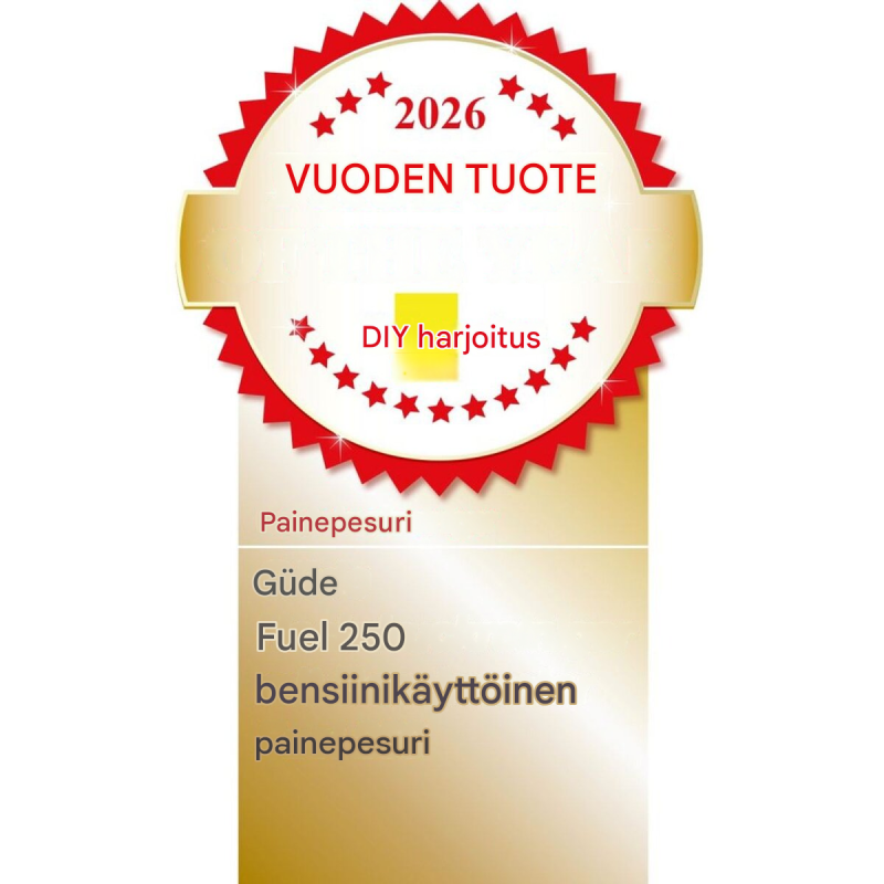 Güde Fuel 250 korkeapainepesuri, bensiinimoottori, 234 bar, 590 l/h