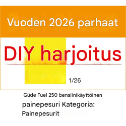 Güde Fuel 250 korkeapainepesuri, bensiinimoottori, 234 bar, 590 l/h