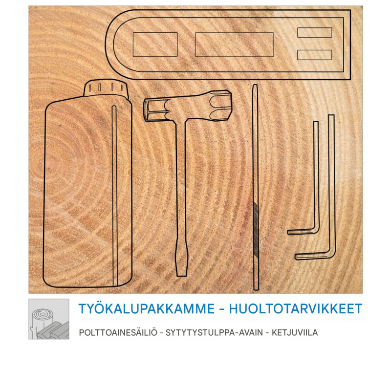 Güde KS 400-38 bensiinimoottorisaha, 1,4 kW, 360 mm sahauspituus, 2-tahti