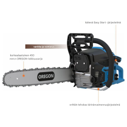 Güde KS 450-55 bensiinimoottorisaha, 2,3 kW, Oregon, 495 mm