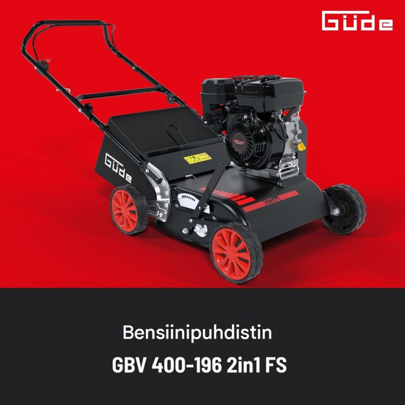Güde GBV 400-196 2in1 FS bensiinikäyttöinen vertikointikone 4 kW, 400 mm