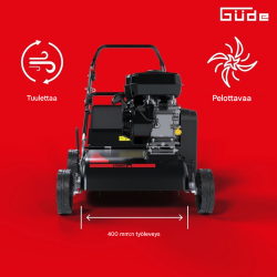 Güde GBV 400-196 2in1 FS bensiinikäyttöinen vertikointikone 4 kW, 400 mm