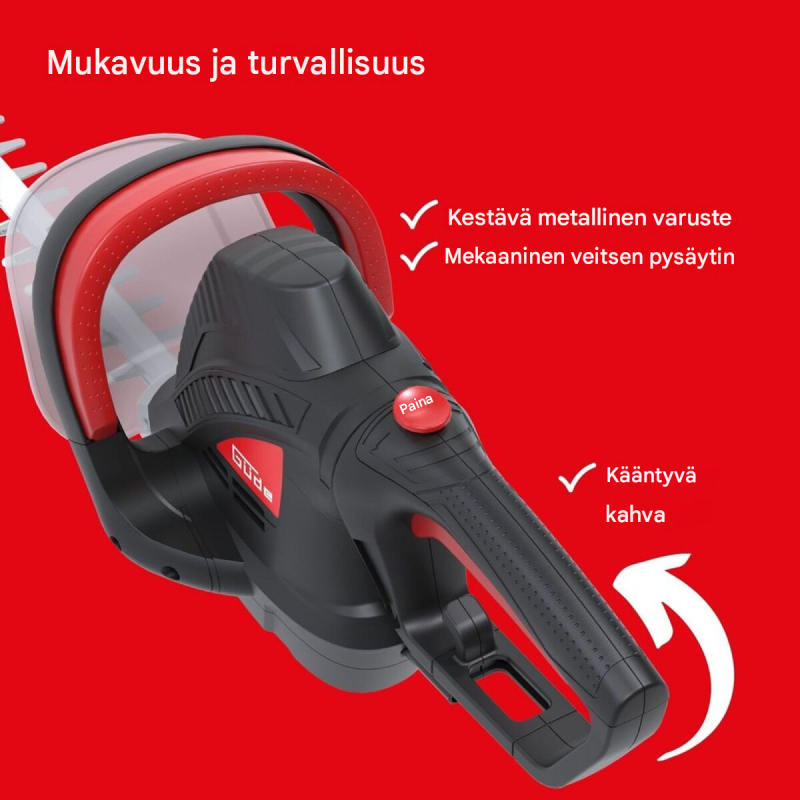 Güde GEH 660-750 sähköinen pensasleikkuri, 750 W, 610 mm, 24 mm